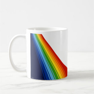 Caneca De Café Transbrasil - cores clássicas da cauda do arco-íri