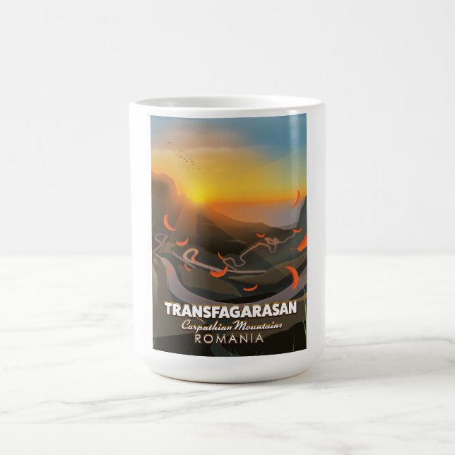 Caneca De Café Transfagarasan, Serra dos Cárpatos, Estrada da Rom (Centro)