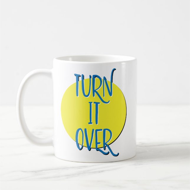 Caneca De Café Transfira o Slogan de Recuperação Mug (Esquerda)