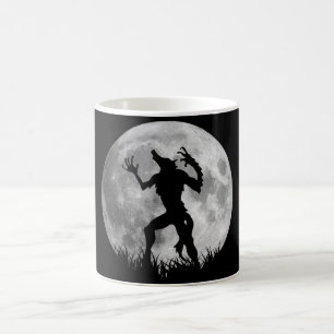 Caneca De Café Transformação legal da Lua cheia do homem-lobo