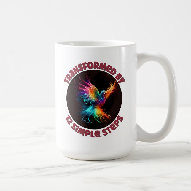 Caneca De Café Transformado por 12 etapas simples - AA, NA, Al-An (Direita)