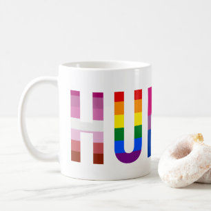 Caneca De Café Transgênero com Orgulho gay de Mês de Bandeira LGB