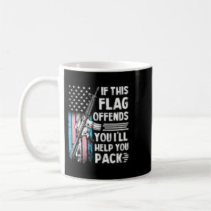 Caneca De Café Transgênero Se Este Sinalizador Ofender Sua Arma D