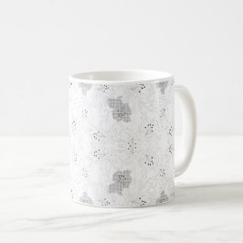 Caneca De Café Transparent Grid Overlay – Editable PNG Texture