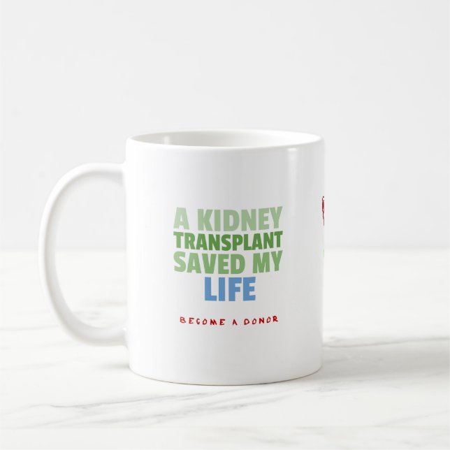 CANECA DE CAFÉ TRANSPLANTE RENAL (Esquerda)