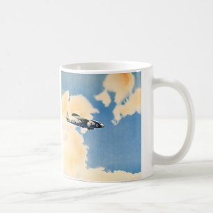 Caneca De Café Transporte Antigo, Avião Albatroz