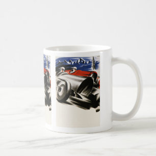 Caneca De Café Transporte Antigo, Carros de Corrida de Esporte