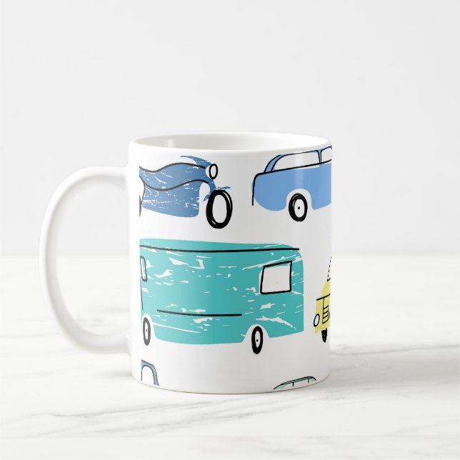 Caneca De Café Transporte de Cartoon: Diversão para Crianças da C (Esquerda)