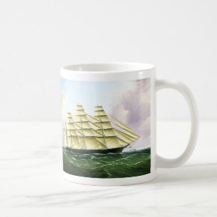 Caneca De Café Transporte de Vintage Navio de Clipper Antiquado n