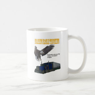 Caneca De Café Transporte por caminhão subindo de Eagle