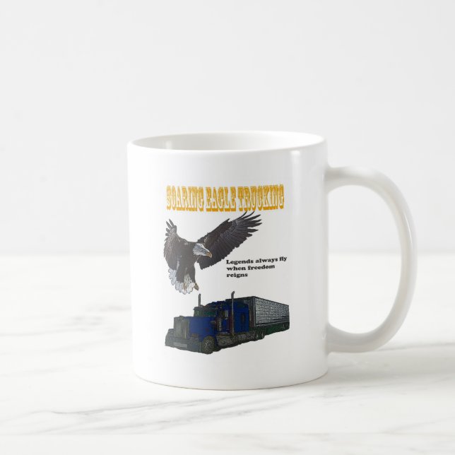 Caneca De Café Transporte por caminhão subindo de Eagle (Direita)