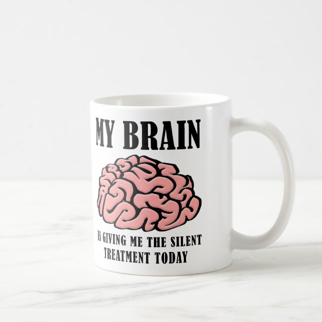 Caneca De Café Tratamento Silencioso Cerebral (Direita)