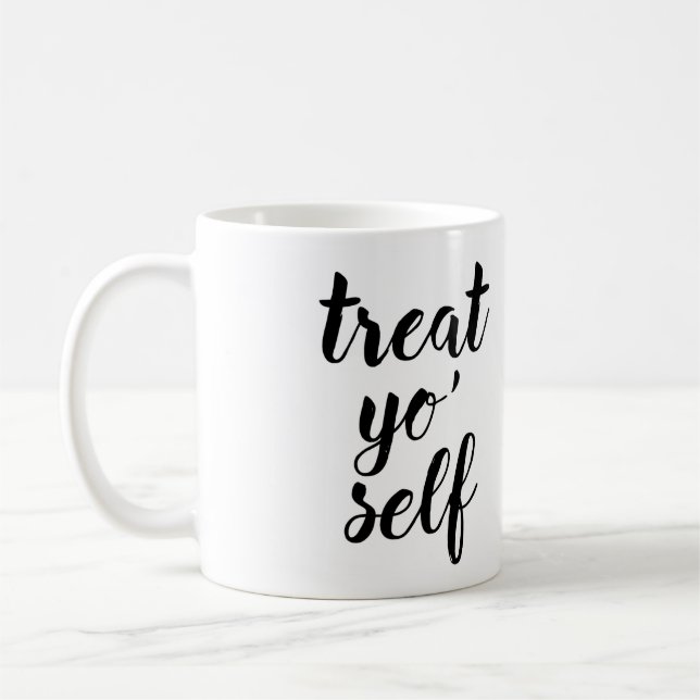 Caneca De Café Trate Yo' Self (Esquerda)