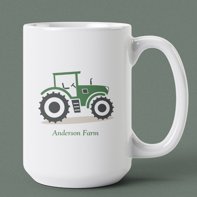Caneca De Café Trator de fazenda (Farm Tractor Coffee Mug)