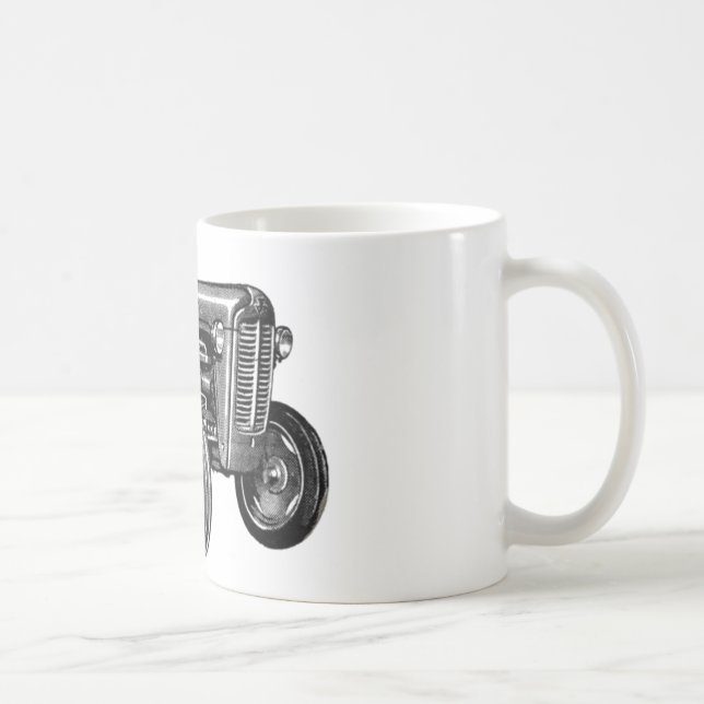 Caneca De Café Trator do vintage (Direita)