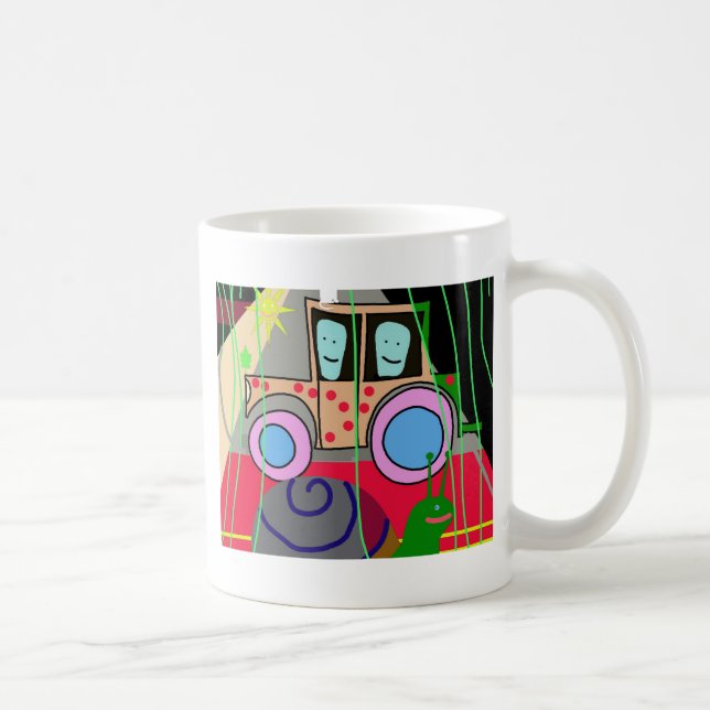 Caneca De Café Trator e caracol (Direita)