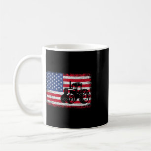 Caneca De Café Tratores agrícolas Bandeira dos EUA Presente Patri