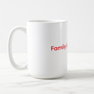 Caneca De Café Travesseiro de Arremesso Família é Tudo