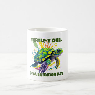 Caneca De Café Travesseiro de lançamento Turtle-y Fine em um dia