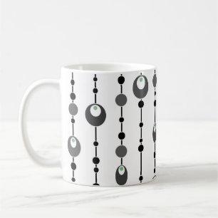 Caneca De Café Travesseiro Decorativo Abstrato desenho retrô orna