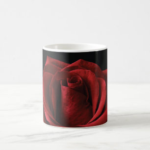 Caneca De Café travesseiro decorativo Rosa vermelha