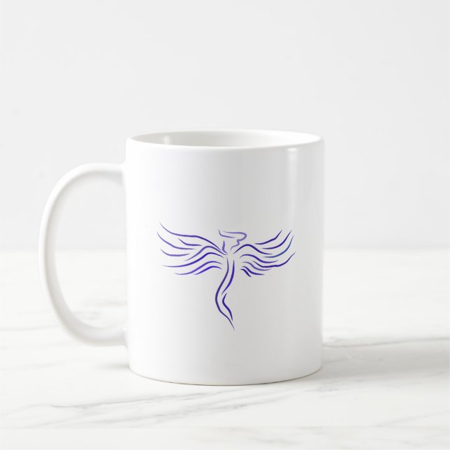 Caneca De Café travesseiro do anjo da guarda (Esquerda)