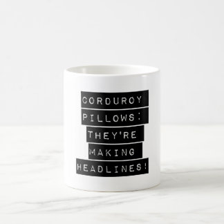 Caneca De Café Travesseiros Corduroy