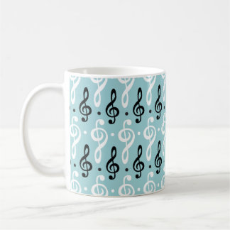 Caneca De Café Treble Clef Music Gift Musical Teacher Banda