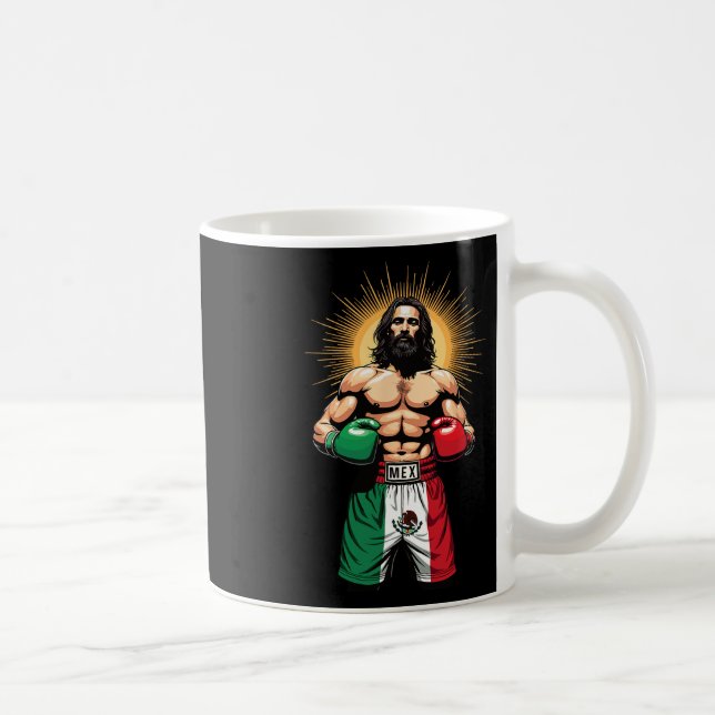 Caneca De Café Trechos in a box mexicanos do Cristo Jesus (Direita)