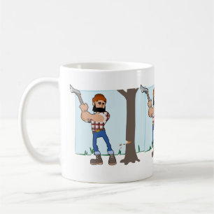 Caneca De Café Tree Cutter Mug
