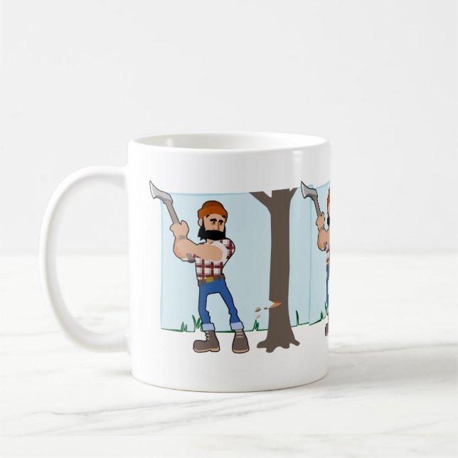 Caneca De Café Tree Cutter Mug (Esquerda)