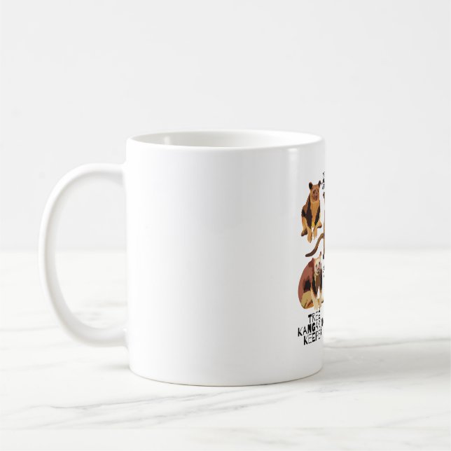 Caneca De Café Tree Kangaroo Keeper (Esquerda)