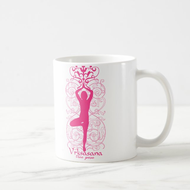 Caneca De Café Tree Pose (Direita)