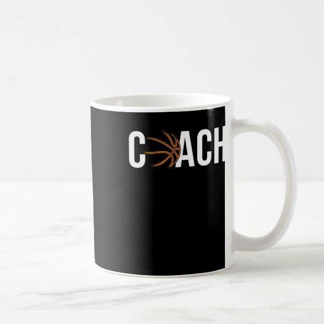 Caneca De Café Treinador de Basquete 2 (Direita)