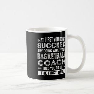 Caneca De Café Treinador De Basquete, Divertimento Obrigado Prese