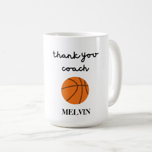 Caneca De Café Treinador De Basquete Mug, Presente Esportivo, Obr