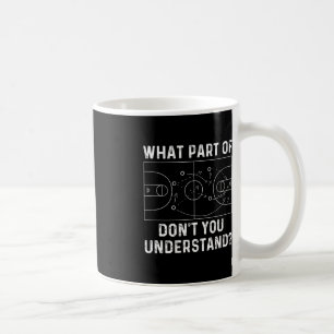 Caneca De Café Treinador de basquete, que parte do que você não e