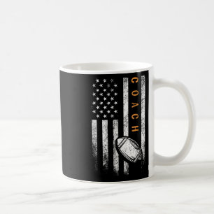 Caneca De Café Treinador de Futebol Americano Flag Futebol Traine
