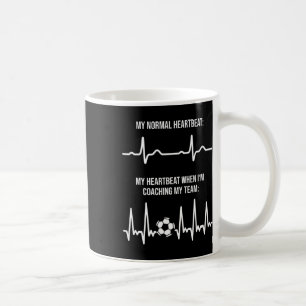 Caneca De Café Treinador de Futebol Monitor de Frequência Cardíac