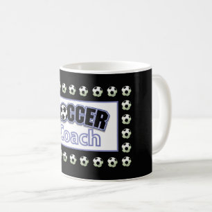 Caneca De Café Treinador De Futebol Obrigado, Bolas