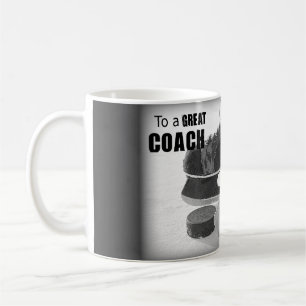Caneca De Café Treinador De Hóquei No Gelo Obrigado Dift Mug