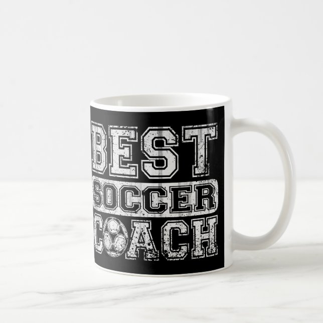 Caneca De Café Treinador de Melhor Futebol (Direita)
