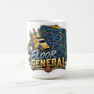 Caneca De Café Treinador Geral de Basquete da Quadra