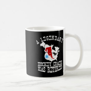 Caneca De Café Treinador lendário de hóquei se aposentou Parte da