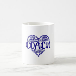 Caneca De Café Treinador, treinador de dança, apreciação, aleg