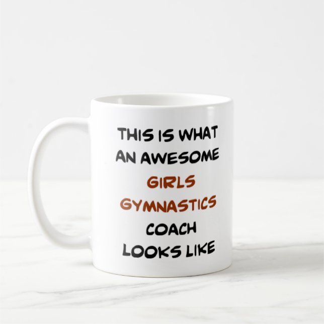Caneca De Café treinadora de ginástica, incrível (Esquerda)