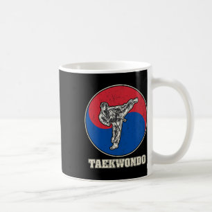 Caneca De Café Treinamento de Arte Marcial de Caratê de Kickboxin