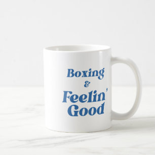 Caneca De Café Treinamento de Boxe Motivação Fitness Sentimento d