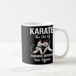 Caneca De Café Treinamento de Karatê Ofensa Faixa Preta Esporte A