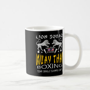 Caneca De Café Treinamento de Muay Thai Kickboxing Treino de Mma 